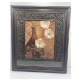 Framed Print of Flowers in a Vase 20x23x1