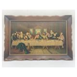 The Last Supper Framed Print 23x15.5x2 inches