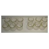 Dozen Glass Yogurt Jars