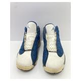 Jordans Nike Blue and White Shoes Youth Size 3
