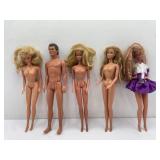 Barbie and Ken Dolls