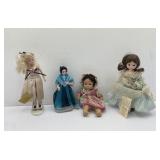 Porcelain and Thread Dolls