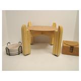 2 Coaster Sets and a Stand