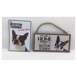 Boston Terrier Home Signs