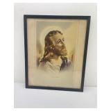 Framed Print of Jesus Entitled Inspiration 1942