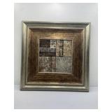Framed Structured Pattern Print 20x20x1.5 inches