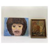 Paintings: Autumn and a Man