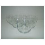 10 Clear Glass Votive Candle Holders