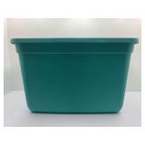 20 Gallon Storage Tote with Lid Blue