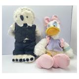 Build a Bear Owl and Disney Daisy Duck Stuffed