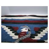 Mexican Woven Throw with Eagle