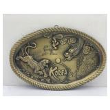 Korea Souvenir Wall Plaque or Trinket Dish