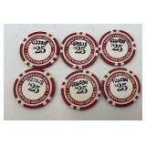Advertising Poker Chips from Oak Motors