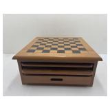 10-in-1 Wooden Multi-Game House with Slide-Out