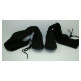 Black Thigh High Suede Boots Size 8 Womenï¿½s