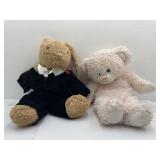 Build-a-Bear Rabbit and Bear Stuffed Animals