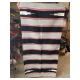 Gray Red and Black Horse Blanket