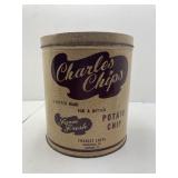 Charles Chips Potato Chip Can