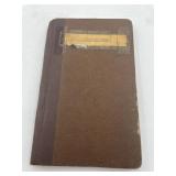 1945 Military Ledger Book "Clearances Signed"