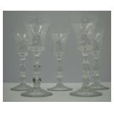 Etched Glass Stemware