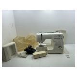 Kenmore Sewing Machine with Attachments and Cover