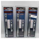 (3) 2pc 1/2' Dr. Lock On Extension Bars