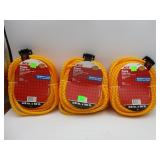 (3)  3/8in x 50ft Braided Poly Rope