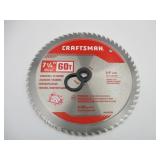 Craftsman 7-1/4' Saw Blade 60T
