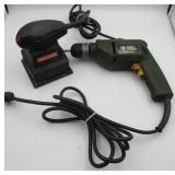 B&D 3/8' Drill/Craftsman 1/4' Sheet Sander Tested