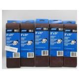 10 Norton 3 x 21 50 Grit Sanding Belts