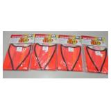 4 Open Mesh Reflective Safety Vests