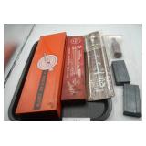 2 Gun Clips, Duck Call, Gun Cleaning Kits