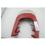 4 Red & White Horseshoes