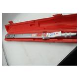 Snap On 1/2: Dr 250 ft lb Torque Wrench TQFR250C