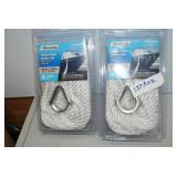 (2) 50ft 3/8' Nylon Anchor Line