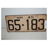 NH 45 License Plate 65ï¿½183