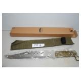 New Paracord Survival Knife w/ Sheath