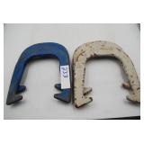 4 Horseshoes Blue & White