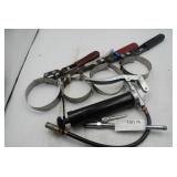 Oil Filter Wrenches & Grease Gun