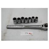 Craftsman 1/2' Metric Sockets & Ratchet