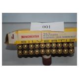 Winchester 257 Roberts 20 Cartridges 100 Gr Ammo