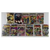 9 The Defenders & 2 Captain America comics:
