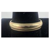 14k gold Frederick Goldman wedding band, 3.25 dwt