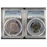 1971-D Kennedy Half Dollar coin,PCGS graded MS65