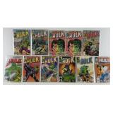 11 copies of the Incredible Hulk, issues: 212
