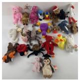23 TY Beanie Baby animals