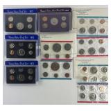 7 US Mint sets: 2 1972, 1976, 1971, 2 1972 & 1990