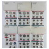 5 complete mint sets & 1 incomplete: 3 1969, 2