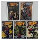 5 Hellboy comics: Wake the Devil #1 (1996) signed