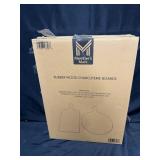 2- 2ct. Boxes of Rubber Wood Charcuterie Boards